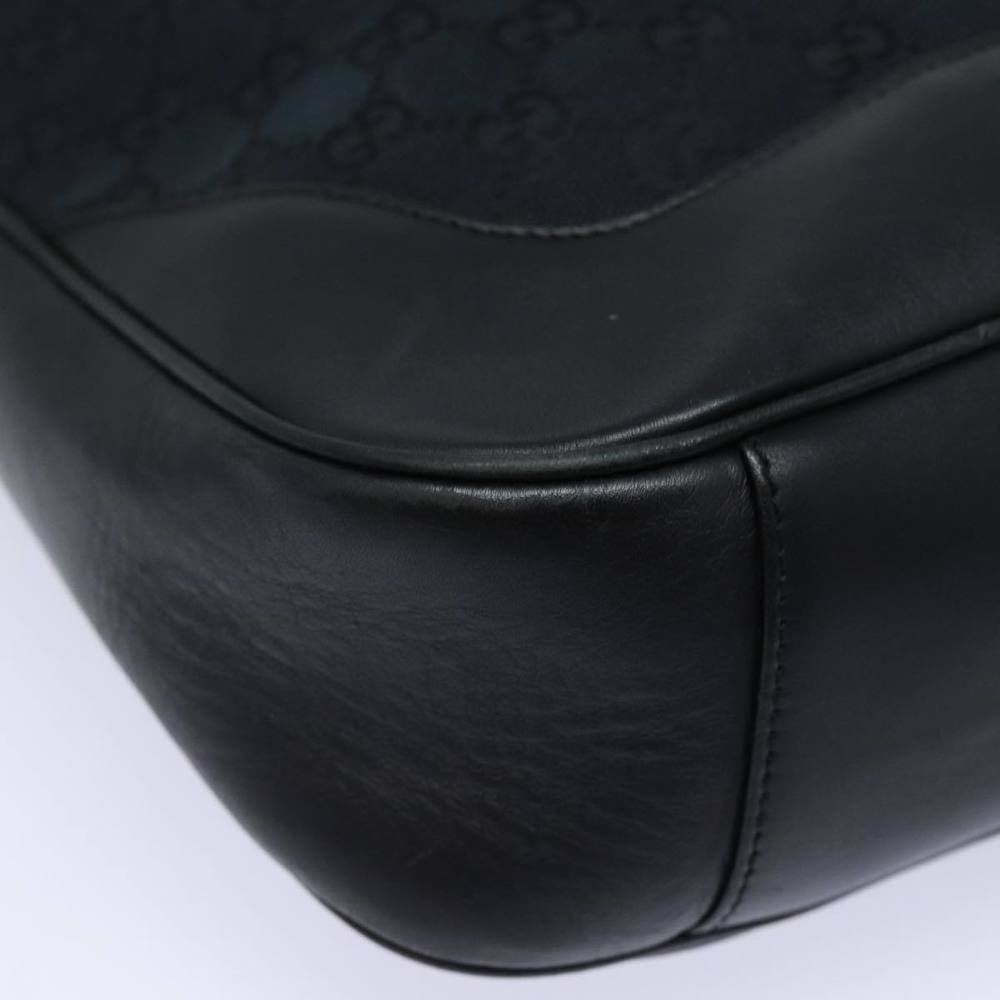 GUCCI Bamboo GG Canvas Hand Bag Black 001 4058 1705 Auth yk14057 - Picture 9 of 16